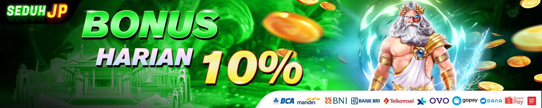 Bonus harian 10%